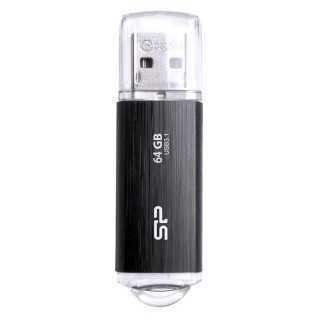 SILICON POWER USB Flash B02, 64GB, USB 3.1 Gen1, μαύρο