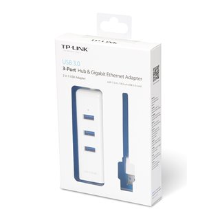 TP-LINK Αντάπτορας USB 3.0 Hub & Gigabit, 3 Port, 18.5cm