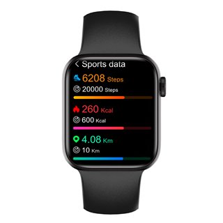 HIFUTURE smartwatch HiTIME, 1.75", IP68, heart rate monitor, μαύρο