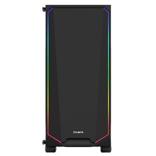 ZALMAN PC case K1 Rev.B mid tower, 458x210x450mm, 2x fan