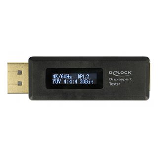 DELOCK DisplayPort tester 63338 για EDID πληροφορίες, με OLED οθόνη