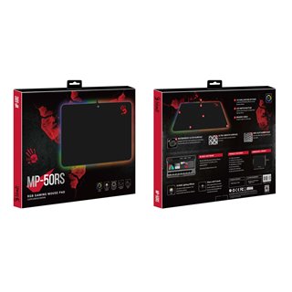 BLOODY Gaming Mousepad BLD-MP-50RS, με RGB LED backlit, 35.8x25.6cm