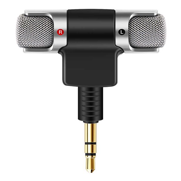 POWERTECH mini μικρόφωνο CAB-J041, stereo, 3.5mm