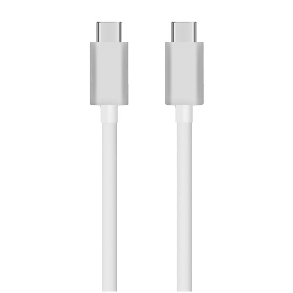 POWERTECH καλώδιο USB Type-C σε Type-C CAB-UC042, 5A, copper, 1m, λευκό