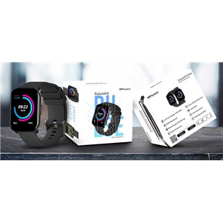 HIFUTURE smartwatch FutureFit Pulse, 1.69", IP68, heart rate, μαύρο