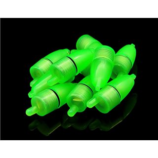 POWERTECH φωτεινά LED ψαρέματος FISH-0011, μπαταρία, 10 τεμάχια, πράσινο