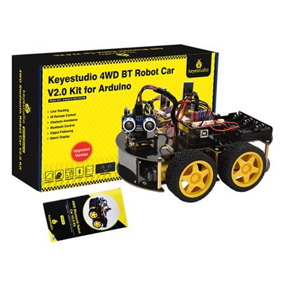 KEYESTUDIO 4WD BT robot car V2.0 kit KS0470, για Arduino
