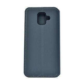 POWERTECH Θήκη Slim Leather για Samsung A6 2018, γκρι