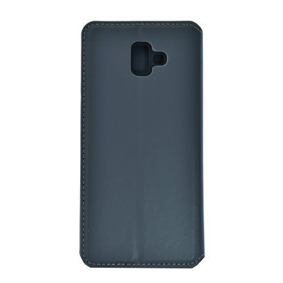 POWERTECH Θήκη Slim Leather για Samsung J6 Plus 2018, γκρι