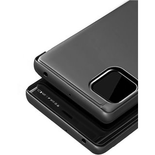 POWERTECH θήκη Clear view MOB-1514, Xiaomi Mi 10 Lite, μαύρη