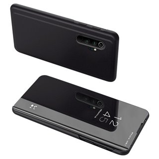 POWERTECH θήκη Clear view MOB-1550, Xiaomi Mi Note 10 Lite, μαύρη