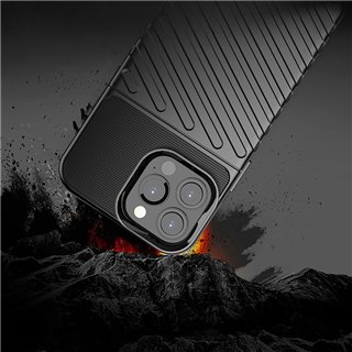 POWERTECH Θήκη Thunder MOB-1695 για iPhone 13 Pro Max, μαύρη