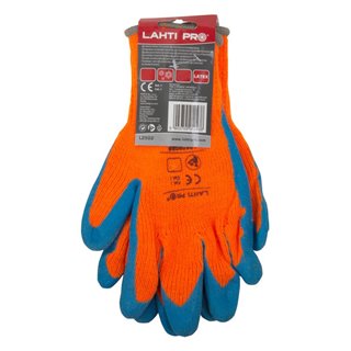 LAHTI PRO γάντια εργασίας L2502, προστασία έως -50°C, 9/L πορτοκαλί-μπλε