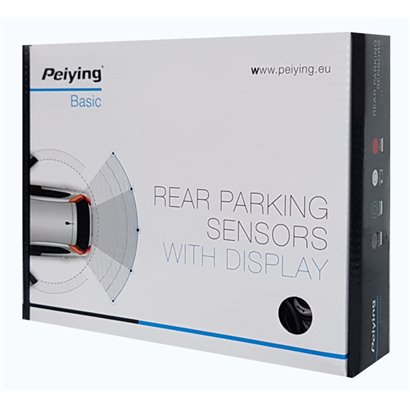 PEIYING σύστημα παρκαρίσματος PY0104W, 4 αισθητήρες, με οθόνη