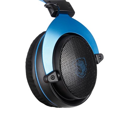 SADES Gaming Headset Mpower, Multiplatform, 3.5mm, 50mm ακουστικά, μπλε