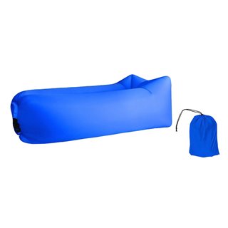 Φουσκωτό στρώμα lazy bag TMV-0028 με τσάντα μεταφοράς, 230x70cm, μπλε