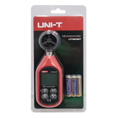 UNI-T ψηφιακό ανεμόμετρο UT363BT, 0-30m/s, Bluetooth