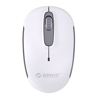ORICO ασύρματο ποντίκι V2C, οπτικό, αθόρυβα πλήκτρα, 1600DPI, λευκό