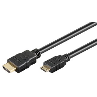 GOOBAY καλώδιο HDMI σε HDMI Mini με Ethernet 31934, 4K 3D, 30AWG, 5m