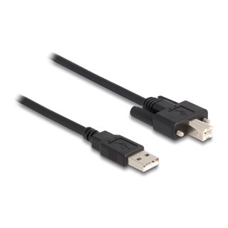 DELOCK καλώδιο USB σε USB Type B 87215, 3m, μαύρο