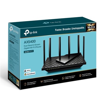 TP-LINK Router Archer AX73, WiFi 6, AX5400, Dual Band, Ver. 1.0