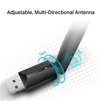 TP-LINK Wireless USB Adapter Archer T2U Plus, 5dBi, Dual Band, Ver. 1.0