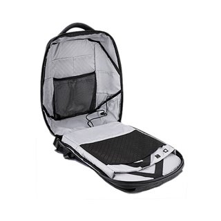 ARCTIC HUNTER τσάντα πλάτης B00193-BK με θήκη laptop 15.6", μαύρη