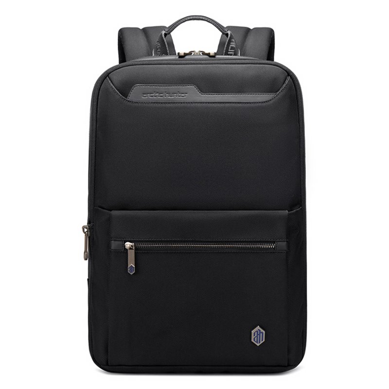ARCTIC HUNTER τσάντα πλάτης B00410με θήκη laptop 14", πτυσσόμενη, μαύρη