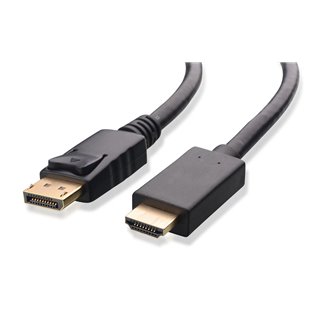 POWERTECH καλώδιο DisplayPort 1.2v(M) σε HDMI 1.4v(M), PTN3361, CCS, 2m