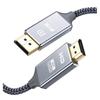 POWERTECH καλώδιο DisplayPort (M) σε HDMI(M), 4K, PS8402A, copper, 2m
