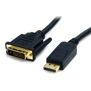 POWERTECH καλώδιο DVI σε DisplayPort CAB-DVI006, 2560x1600DPI, 1m, μαύρο