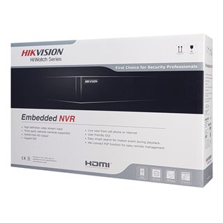 HIKVISION NVR καταγραφικό HiWatch HWN-4108MH, H.265+, 8 κανάλια