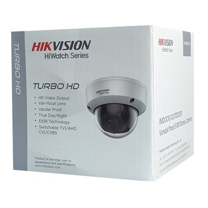 HIKVISION υβριδική κάμερα HiWatch HWT-D340-VF, 2.8-12mm, 4MP, IP66, IK10
