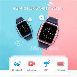 INTIME smartwatch για παιδιά IT-046, 1.4" οθόνη αφής, cam, GPS, 4G, ροζ