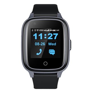 INTIME smartwatch ΙΤ-047, 1.4" οθόνη αφής, κάμερα, GPS, 4G, IP67, μαύρο