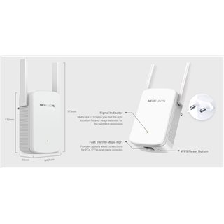 MERCUSYS Wi-Fi Range Extender ME30, 1200Mbps, Ver. 1.0