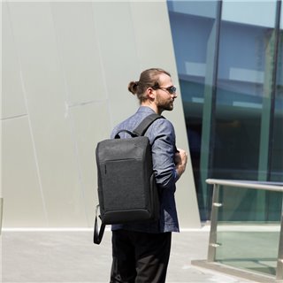 MARK RYDEN τσάντα πλάτης MR9201, με θήκη laptop 15.6", 18L, μαύρη