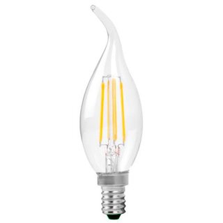 OPTONICA LED λάμπα Candle C35T Filament 1481, 4W, 4500K, E14, 400lm