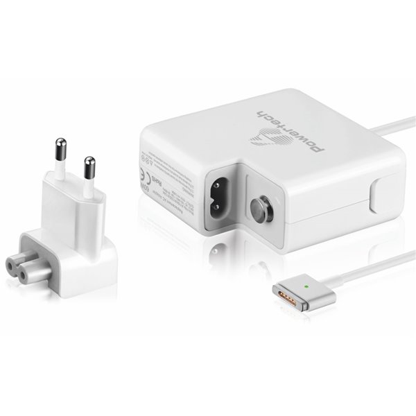 POWERTECH τροφοδοτικό για Apple laptop PT-289, 60W, 16.5V/3.65A, λευκό