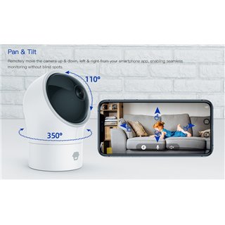 CHUANGO smart κάμερα PT-300Q, Pan & Tilt, 1080p, WiFi, motion tracking