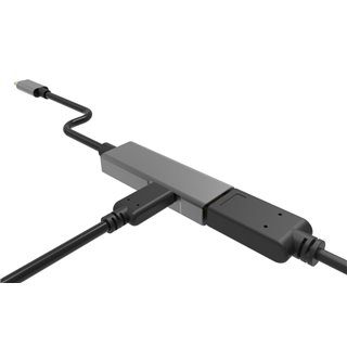 POWERTECH αντάπτορας USB Type-C σε HDMI + PD PTH-055, 4K, γκρι