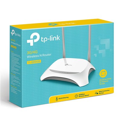 TP-LINK Ασύρματο N Router 3G/4G - TL-MR3420, Ver. 5.0