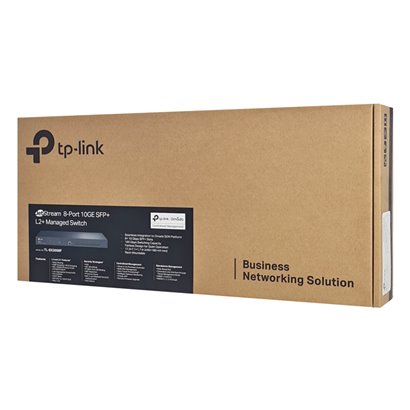 TP-LINK L2+ managed switch TL-SX3008F, 8-Ports 10Gbps SFP+, Ver. 1.0