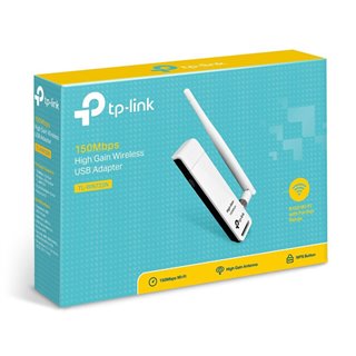 TP-LINK 150Mbps Ασύρματο USB Adapter Υψηλής Απολαβής TL-WN722N, Ver. 1.0