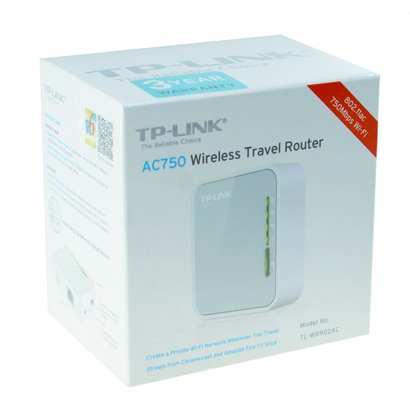 TP-LINK AC750 Wireless Travel Router TL-WR902AC, Ver. 1.0
