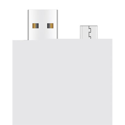 USAMS Καλώδιο USB σε Micro USB US-SJ201, 1.2m, λευκό
