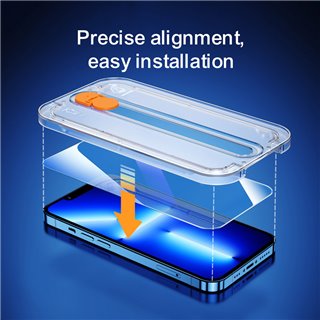 JOYROOM tempered glass 9H με kit τοποθέτησης για iPhone 12/12 Pro