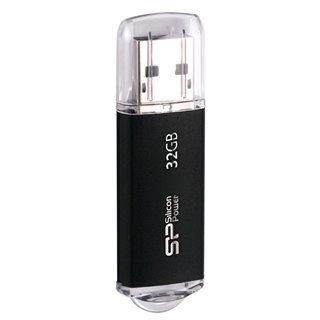 SILICON POWER USB Flash Drive Ultima II-I, 32GB, USB 2.0, μαύρο