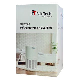 FEINTECH καθαριστής αέρα FLR00100 με φίλτρο HEPA13, 5 ταχύτητες, λευκός