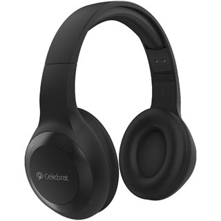 CELEBRAT headphones με μικρόφωνο A23-ΒΚ, bluetooth, 40mm, μαύρο